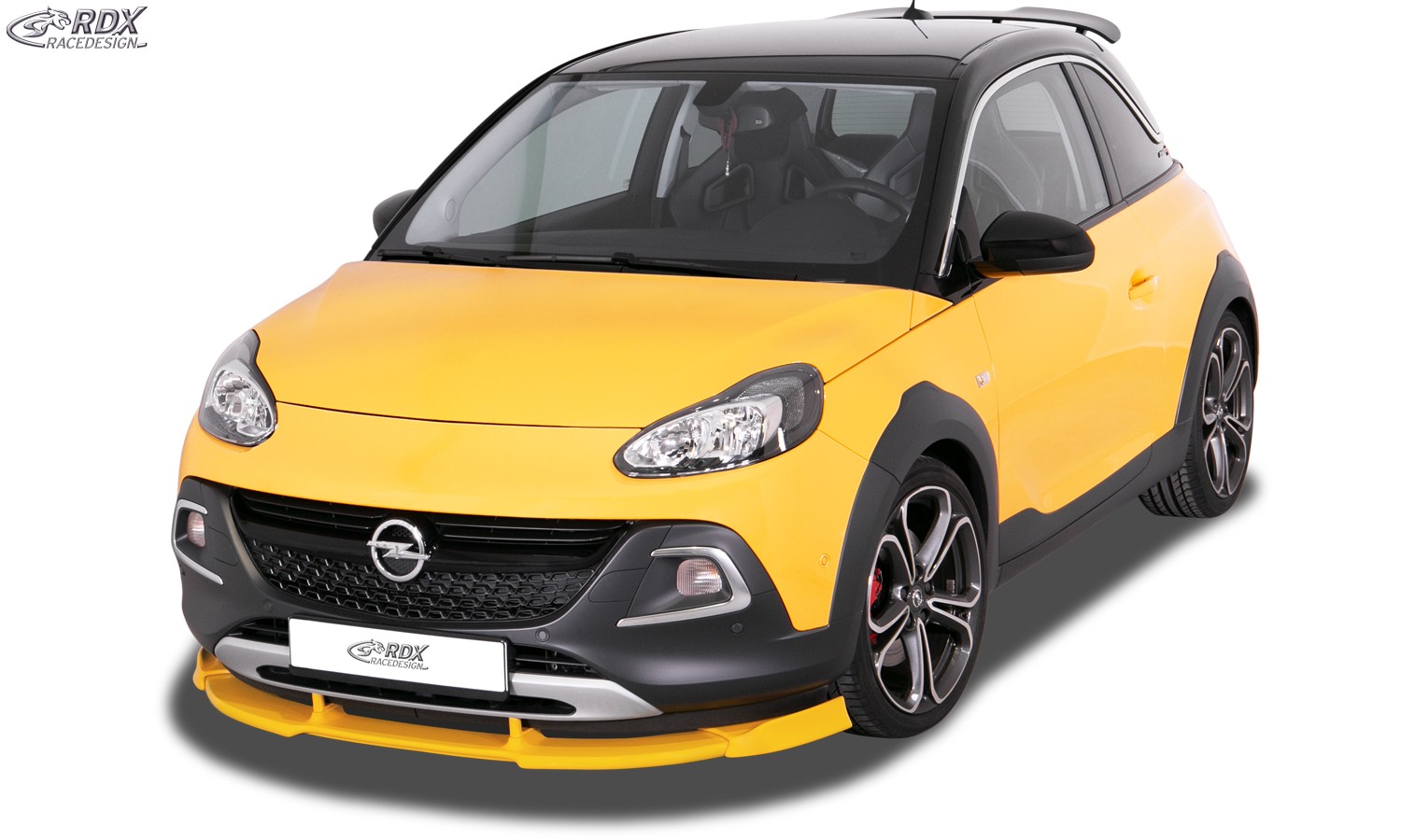 OPC-Line ABE Carbon Optik Spoilerschwert Frontspoiler aus ABS für Opel ADAM S