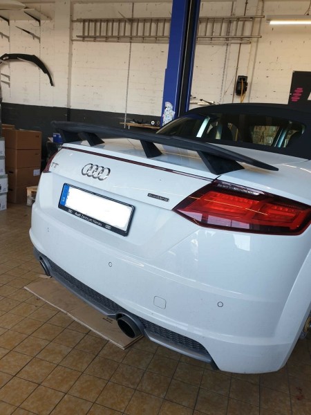 Heckspoiler Spoiler für Audi TT 8S Heckflügel Dachspoiler TTS TT RS Competition