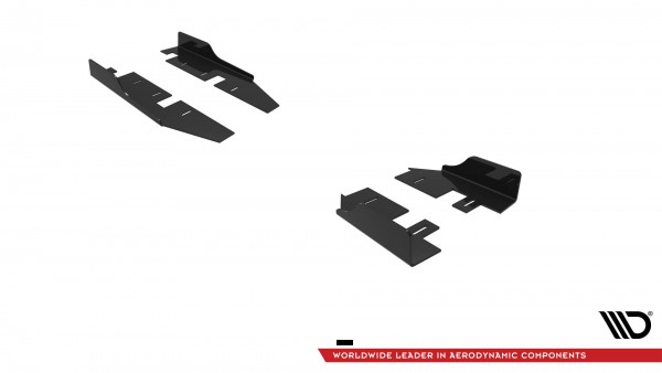 Side Flaps für Hyundai Veloster N Mk2 schwarz Hochglanz