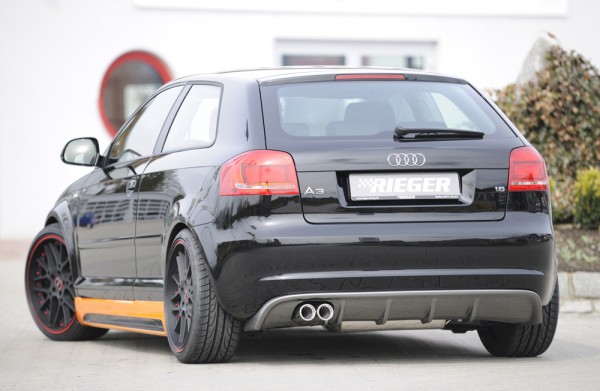 Rieger Heckeinsatz Audi A3 (8P) Sportback