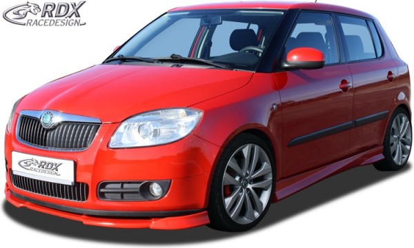 RDX Frontspoiler VARIO-X für SKODA Fabia 2 Typ 5J -2010 (auch für Roomster) Frontlippe Front Ansatz