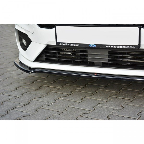 Front Ansatz V.1 für Ford Fiesta Mk8 ST / ST-Line schwarz Hochglanz