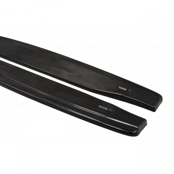 Seitenschweller Ansatz für Peugeot RCZ Mk1 / Mk1 Facelift schwarz Hochglanz