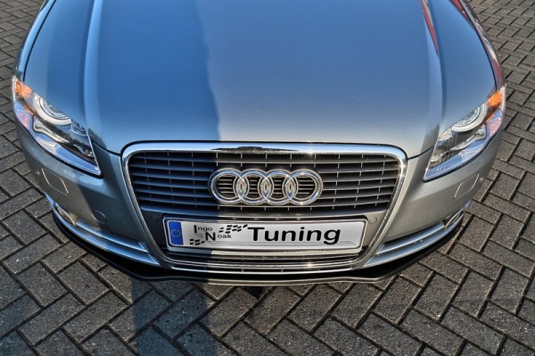 CUP Frontspoilerlippe aus ABS hochglanz schwarz Audi A4 / B7 Bj.:2004-2008 Limousine + Avant, nicht