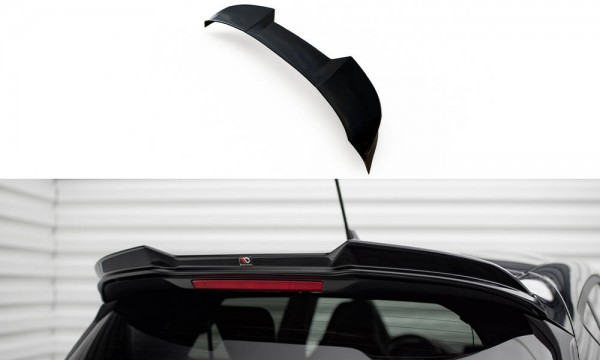 Spoiler CAP für 3D Ford Fiesta ST / ST-Line Mk8 schwarz Hochglanz