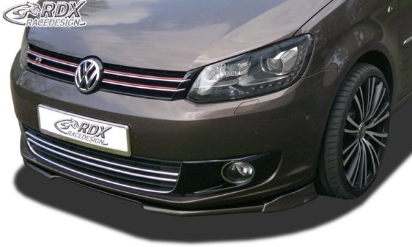 RDX Frontspoiler VARIO-X für VW Touran 1T1 Facelift 2011+ / Caddy 2011+ Frontlippe Front Ansatz Vorn