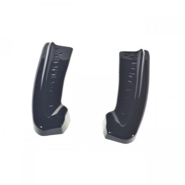 Heck Ansatz Flaps Diffusor für Audi RS4 B9 Avant schwarz Hochglanz