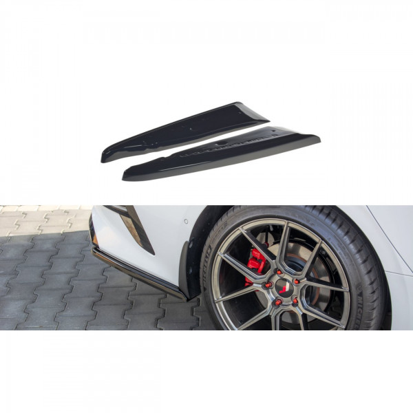 Heck Ansatz Flaps Diffusor für Kia ProCeed GT / GT-Line Mk1 schwarz Hochglanz