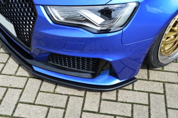 Cup Frontspoilerlippe aus ABS hochglanz schwarz Audi RS3, 8VA Bj.: 2015 2017 Passend für Audi RS3