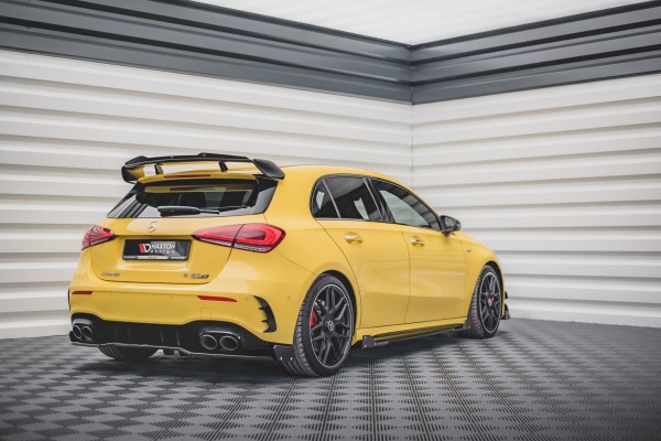 Mittlerer Diffusor Heck Ansatz +Flaps für Mercedes-AMG A 45 S Aero Pack W177