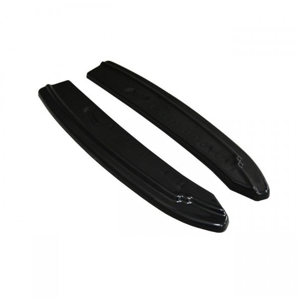 Heck Ansatz Flaps Diffusor für Audi A6 C7 Avant S-line/ S6 C7 Facelift schwarz Hochglanz