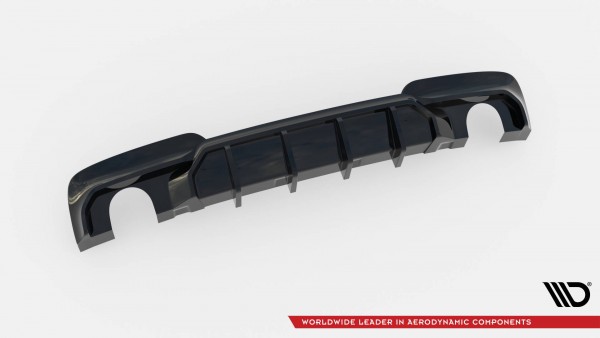 Diffusor Heck Ansatz V.2 für BMW 5er M-Paket F10 / F11 (Version mit zwei Einzelauspuffanlagen)
