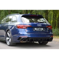 Spoiler CAP für Audi RS4 B9 Avant schwarz Hochglanz Spoiler CAP für Audi RS4 B9 Avant schwarz Hochglanz