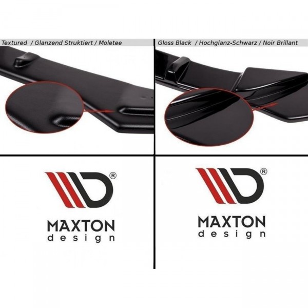 Spoiler CAP für VW SCIROCCO STANDARD schwarz Hochglanz