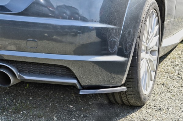 Heckansatz Seitenteile aus ABS hochglanz schwarz Audi TT 8S ab Bj.: 2014- S-Line und TTS