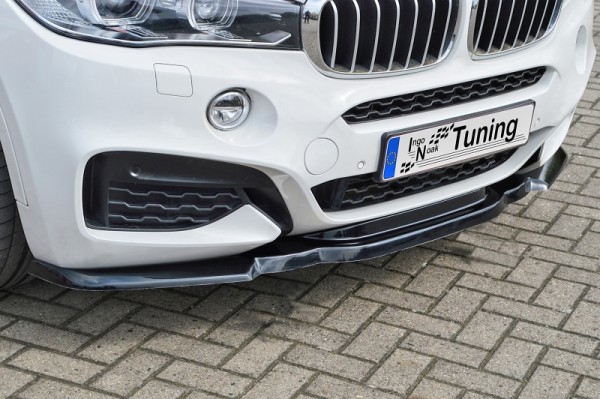 CUP Frontspoilerlippe aus ABS hochglanz schwarz BMW X6, F16 Bj.: 2014- Fahrzeuge mit M-Packet