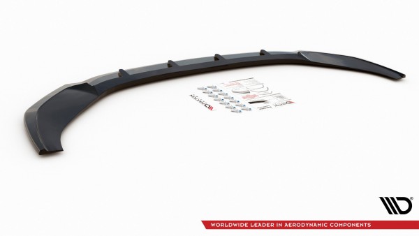 Front Ansatz V.2 für Audi A6 S-Line / S6 C8 schwarz Hochglanz
