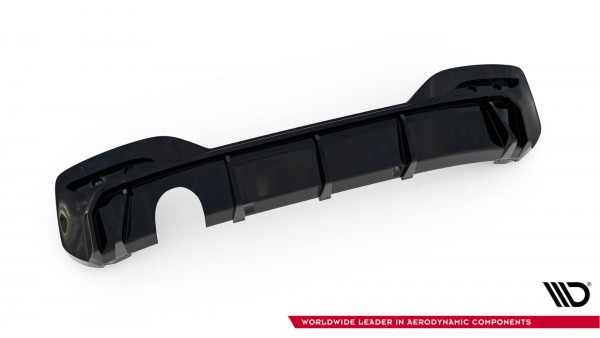 Diffusor Heck Ansatz V.3 für BMW 1er M-Paket F20 Facelift (Version mit einseitigem Einzelauspuff)