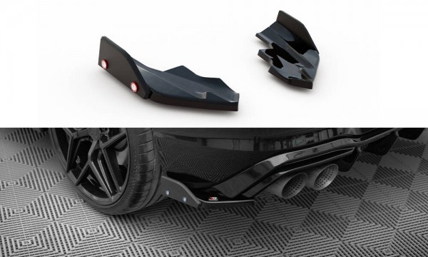 Heck Ansatz Flaps Diffusor V.6 +Flaps für Volkswagen Golf R Mk8