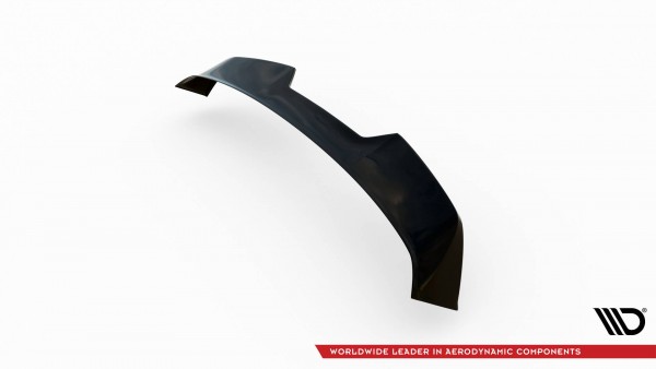 Spoiler CAP für 3D Volkswagen Polo GTI Mk6 schwarz Hochglanz