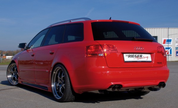 Rieger Heckeinsatz Audi A4 (8E) Typ B7 Lim.
