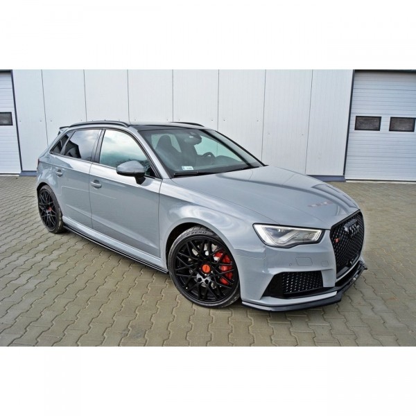 Front Ansatz V.2 für Audi RS3 8V Sportback schwarz Hochglanz