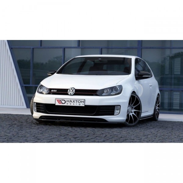 Front Ansatz für VER.2 VW GOLF 6 (FÜR GOLF GTI 35TH) schwarz Hochglanz