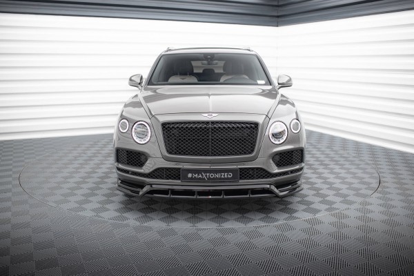 Front Ansatz für Bentley Bentayga Mk1 schwarz Hochglanz