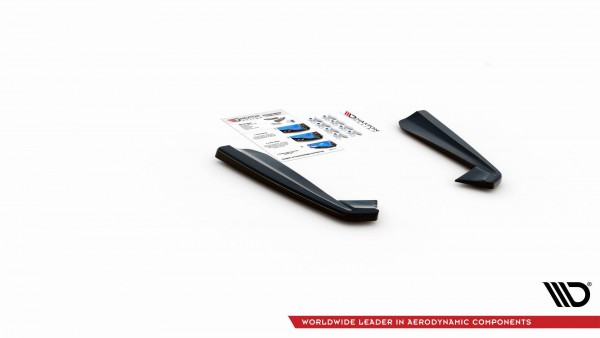 Heck Ansatz Flaps Diffusor für Mercedes-AMG GLE Coupe C167 schwarz Hochglanz