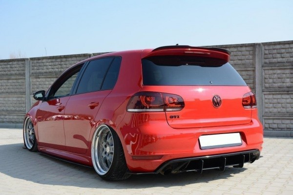 Spoiler CAP für VW GOLF 6 GTI / R Carbon Look