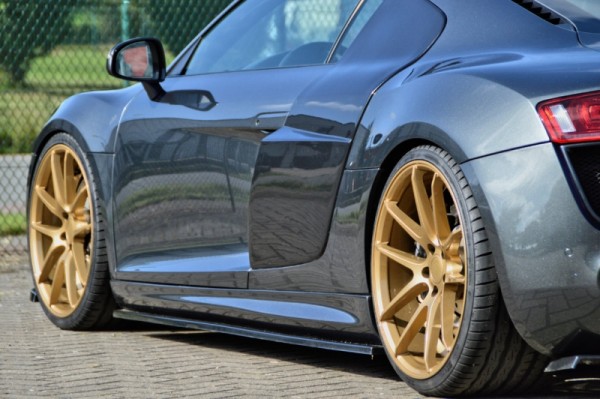 Cup Schweller ABS Hochglanz Schwarz Audi R8, 42 Bj.: 2006-2015