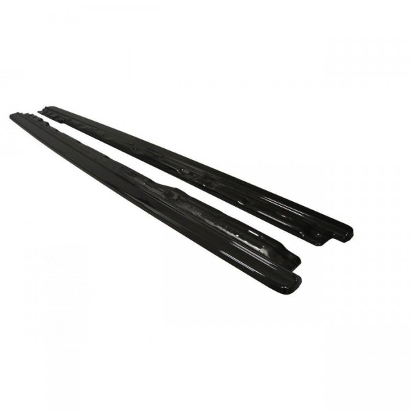 Seitenschweller Ansatz für Audi S4 / A4 S-Line / A4 Competiton B9 schwarz Hochglanz