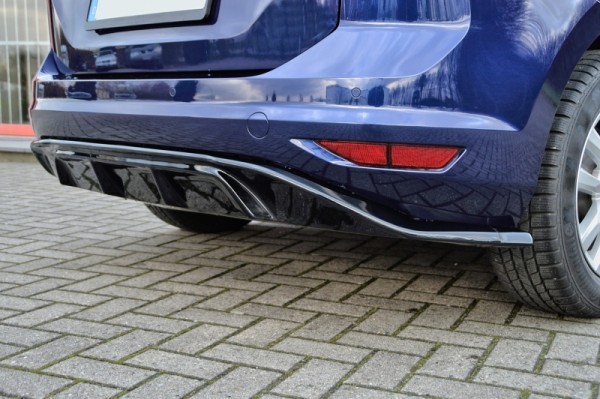 Heckdiffusor, aus ABS ( ohne Auspuffaussparung, kann bei Bedarf selber erstellt werden ) hochglanz s