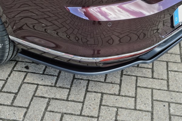 Heckansatz Lippe, inkl. Heckdiffusor mittig aus ABS hochglanz schwarz VW Passat 3G, B8 ab Bj.: 2014-