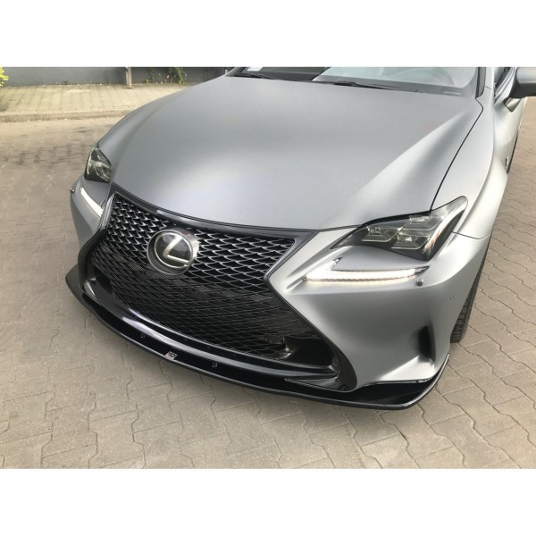 Front Ansatz V.1 für Lexus Rc schwarz Hochglanz