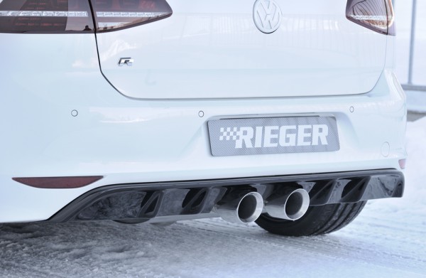 Rieger Heckeinsatz VW Golf 7 R Diffusor