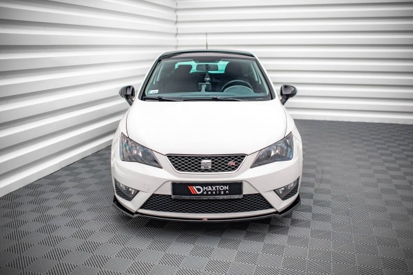 Front Ansatz V.1 für Seat Ibiza FR SC Mk4 Facelift schwarz Hochglanz