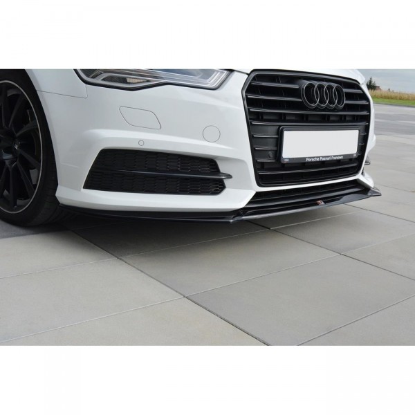 Front Ansatz V.1 für Audi A6 C7 S-line/ S6 C7 Facelift schwarz Hochglanz