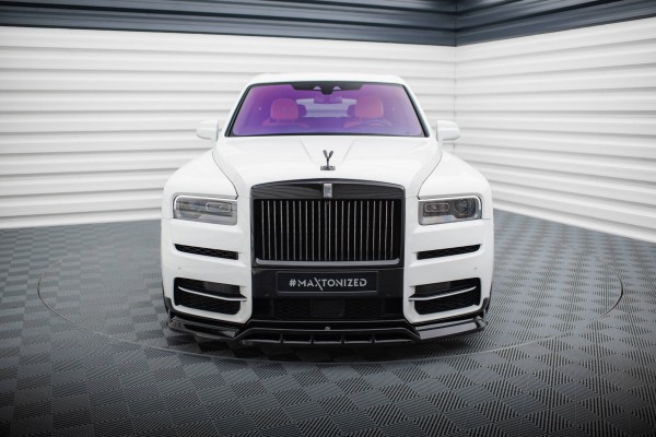 Front Ansatz für Rolls Royce Cullinan schwarz Hochglanz