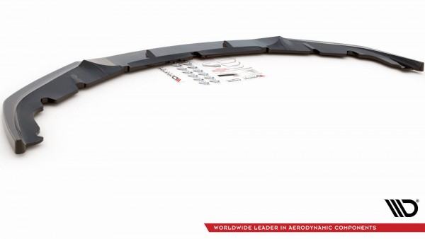 Front Ansatz V.2 für Porsche Panamera Turbo 970 Facelift schwarz Hochglanz