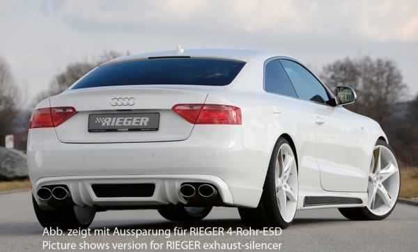 Rieger Heckschürzenansatz Audi A5 (B8/B81) Coupé