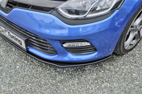 Cup Frontspoilerlippe aus ABS hochglanz schwarz Renault Clio 4, GT + GT-Line ab Bj.: 2013-2016 Passe