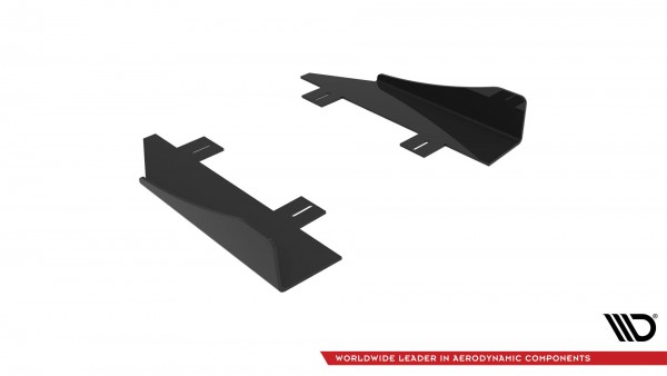 Side Flaps für Mercedes-Benz A 45 AMG W176 Facelift schwarz Hochglanz