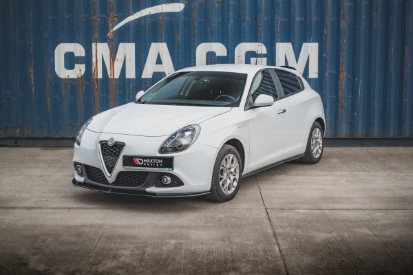 Front Ansatz V.2 für Alfa Romeo Giulietta schwarz Hochglanz