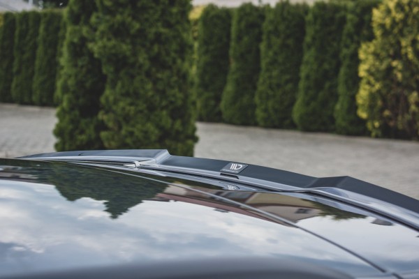 Spoiler CAP für Audi S6 / A6 S-Line C7 Avant schwarz Hochglanz