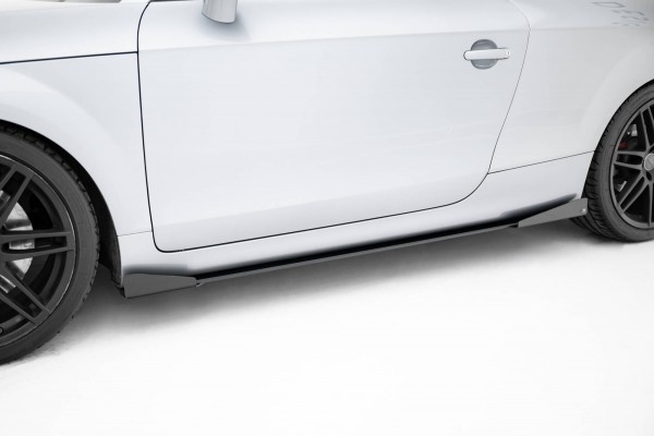 Side Flaps für Audi TT S / TT S-Line 8J Facelift schwarz Hochglanz