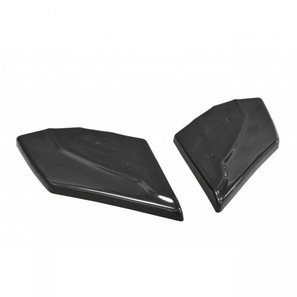 Heck Ansatz Flaps Diffusor für SEAT LEON III CUPRA / FR schwarz Hochglanz
