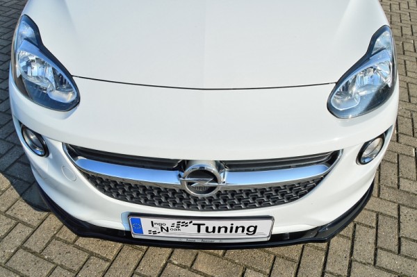 CUP Frontspoilerlippe aus ABS hochglanz schwarz Opel Adam Ab Bj.: 2012- Für alle Ausführungen mit st