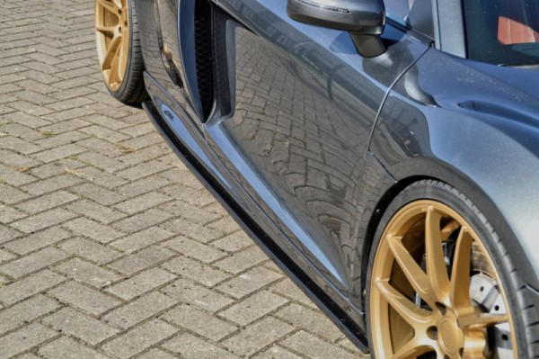 Cup Schweller ABS Hochglanz Schwarz Audi R8, 42 Bj.: 2006-2015