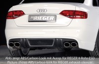 Rieger Heckschürzenansatz Audi A4 (B8/B81) Diffusor Rieger Heckschürzenansatz Audi A4 (B8/B81) Diffusor